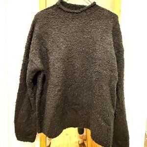 JCrew Black Mock Neck Sweater